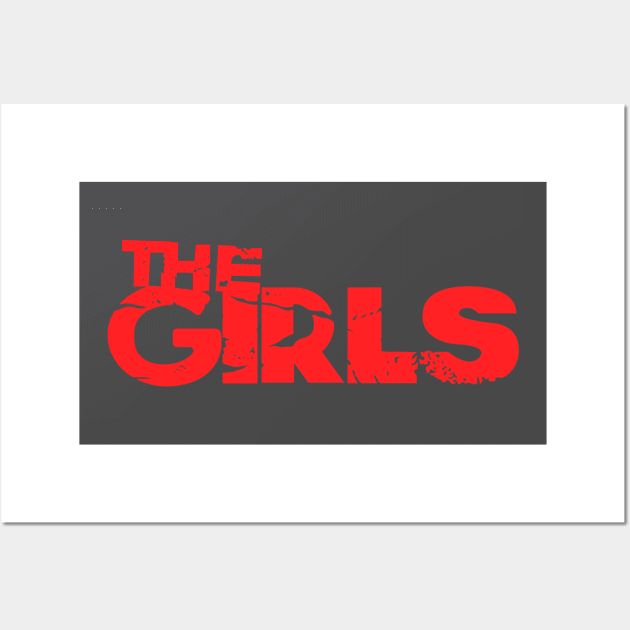 THE GIRLS (RED) Wall Art by SIMPLICITEE